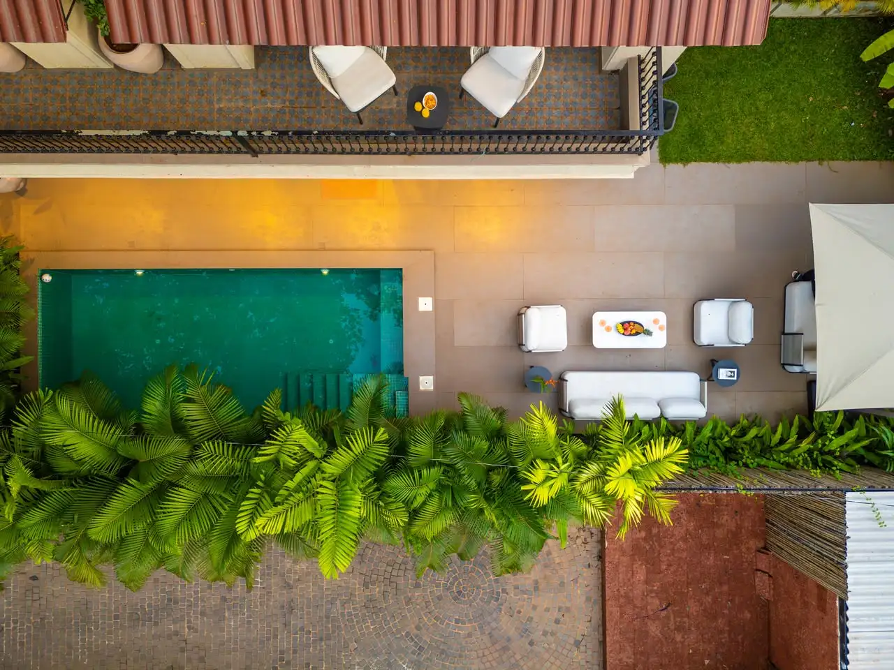 Pool from above, Banyan Bliss 4