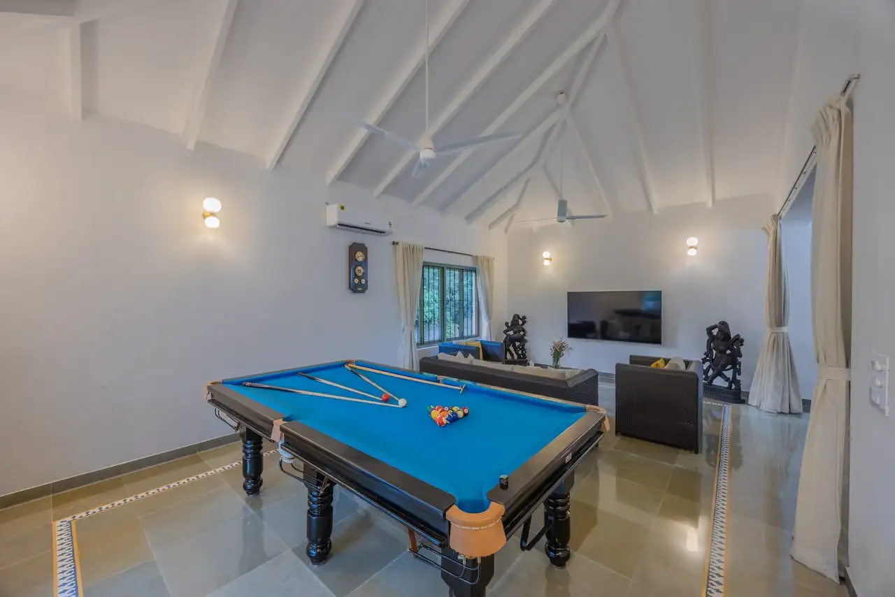 Games room, Lincoln Villa, Siolim